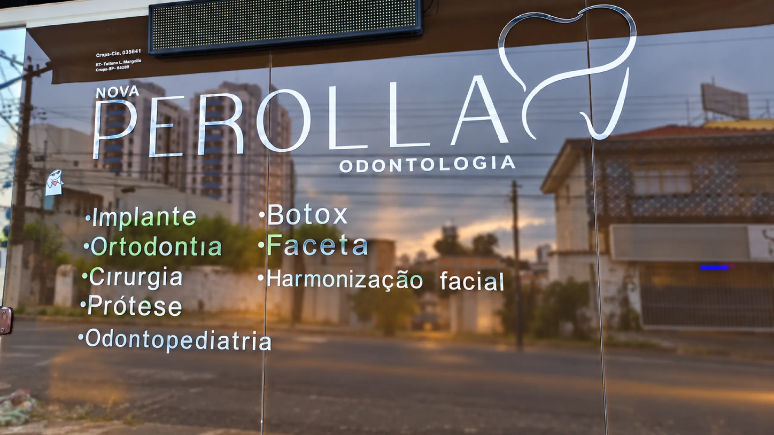 Fachada da Nova Perolla Odontologia